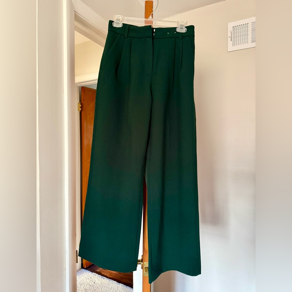 Abercrombie & Fitch High Waisted, Sloane Tailored Wide Leg Pant